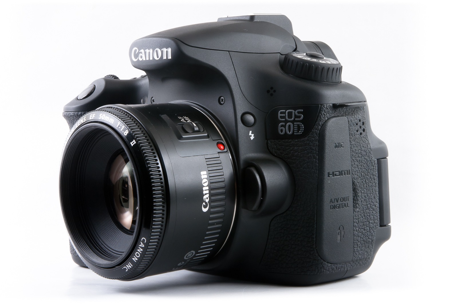 Canon 60d with 50mm f/1.8 lens