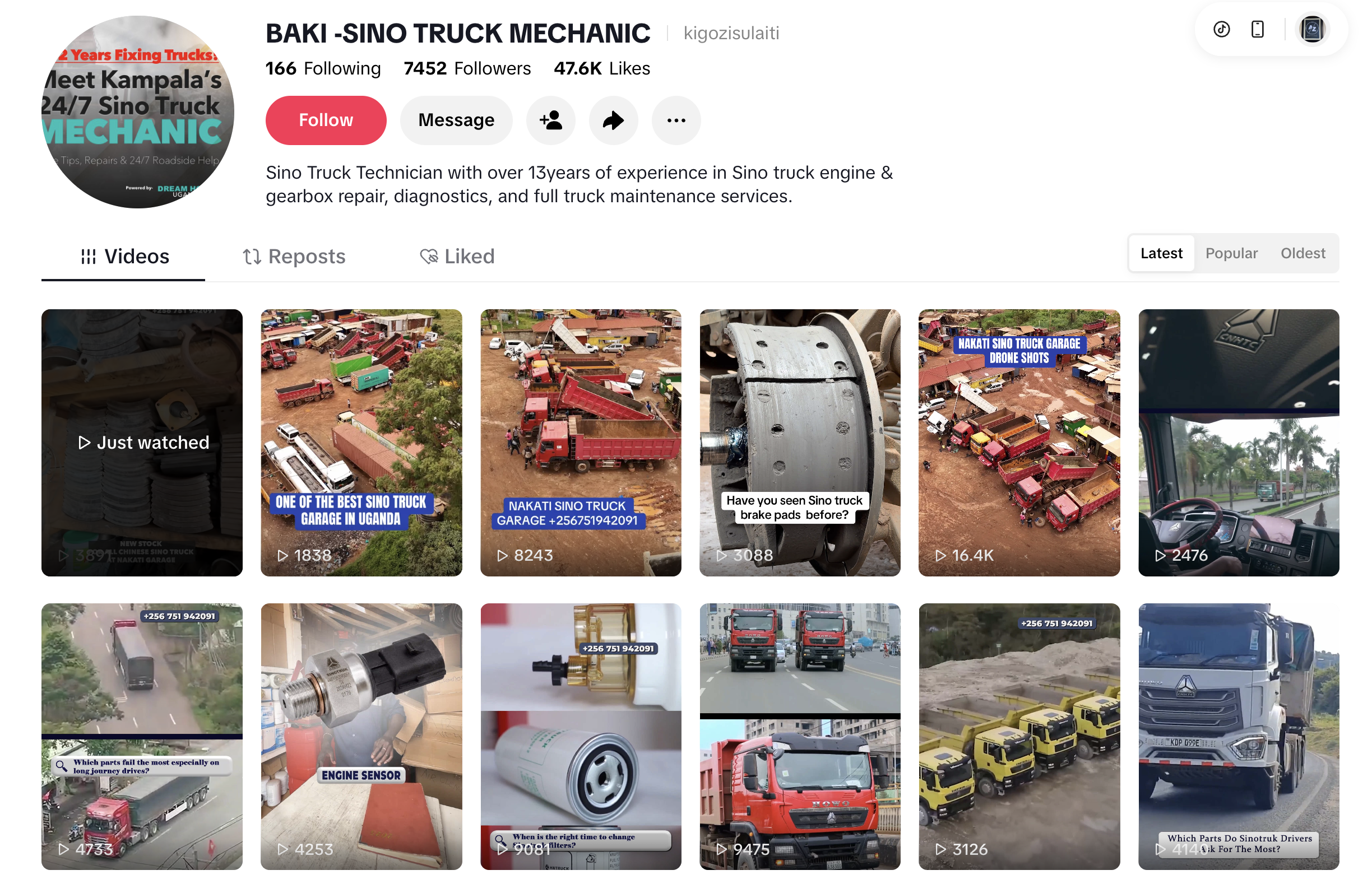 Baki Sino Truck Expert – Nakati Garage