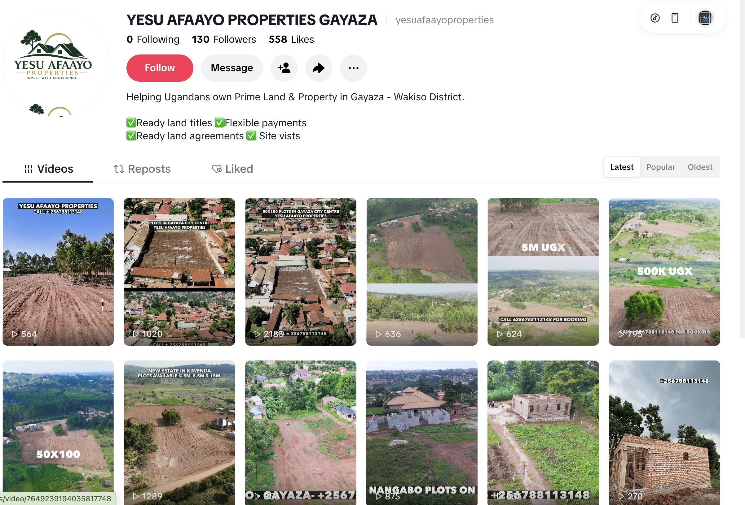 Yesu Afaayo Properties